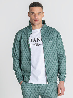 Green Insignia Zip Jacket