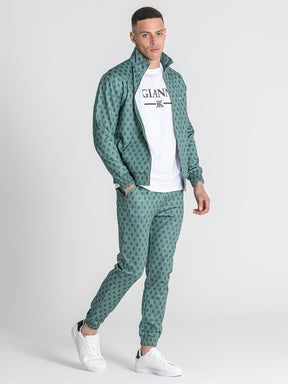 Green Insignia Zip Jacket