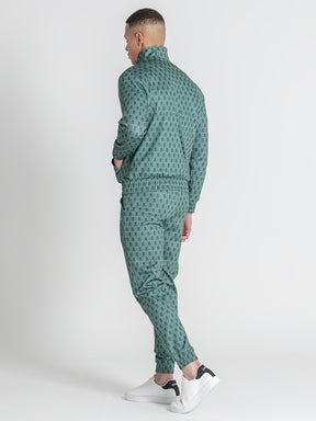 Green Insignia Zip Jacket