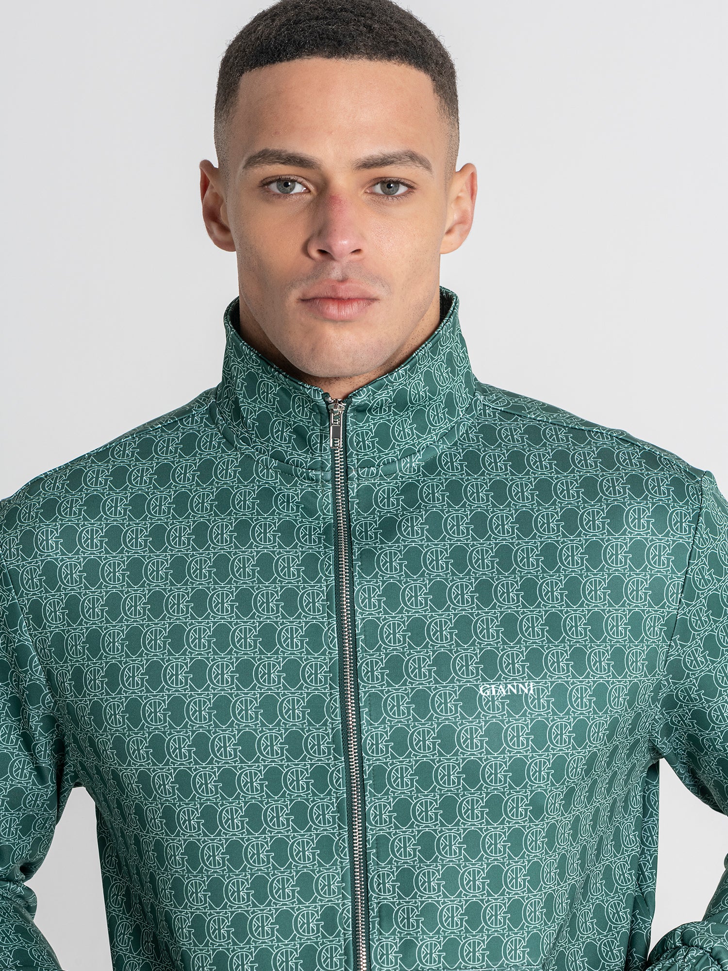Green Insignia Zip Jacket