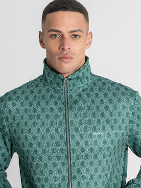 Green Insignia Zip Jacket