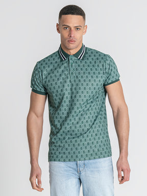 Green Insignia Polo