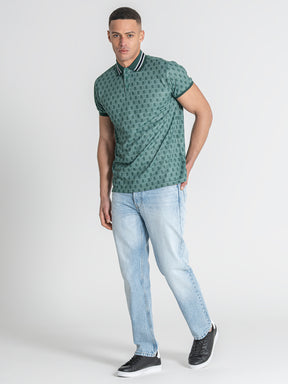 Green Insignia Polo