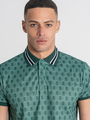 Green Insignia Polo