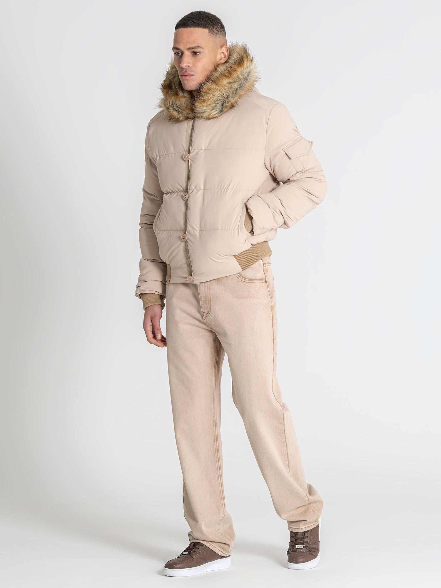 Camel Smart Puffer Jacket