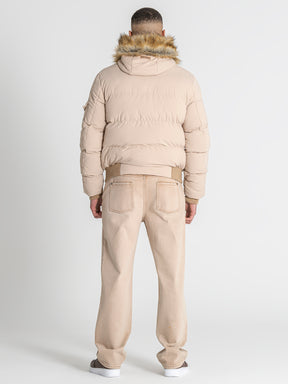 Camel Smart Puffer Jacket