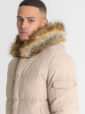 Camel Smart Puffer Jacket
