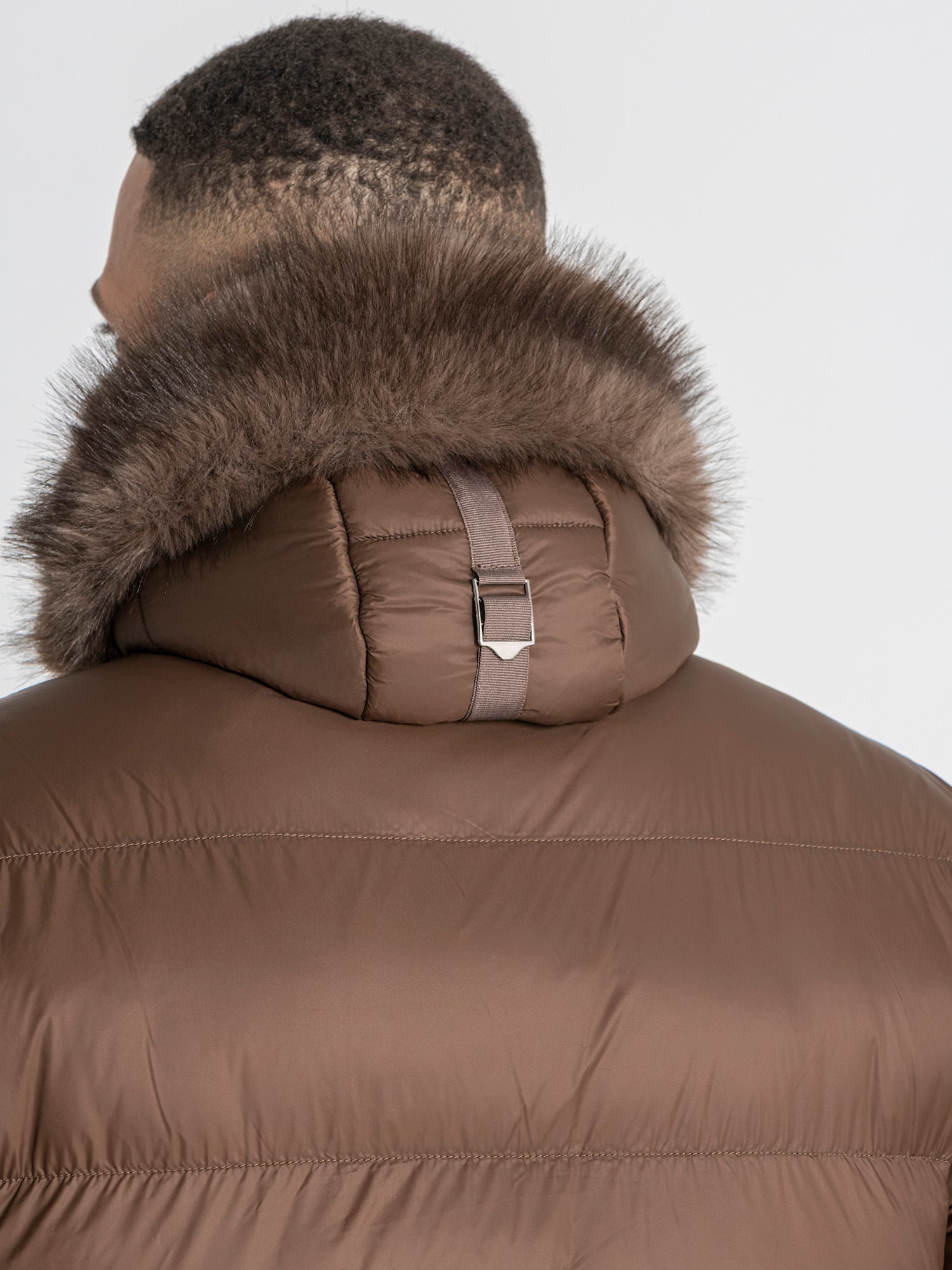 Brown GK Puffer Jacket