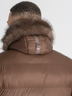Brown GK Puffer Jacket