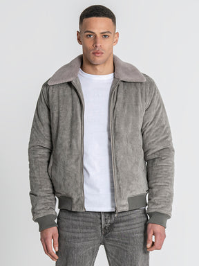 Grey Timeless Aviator Jacket