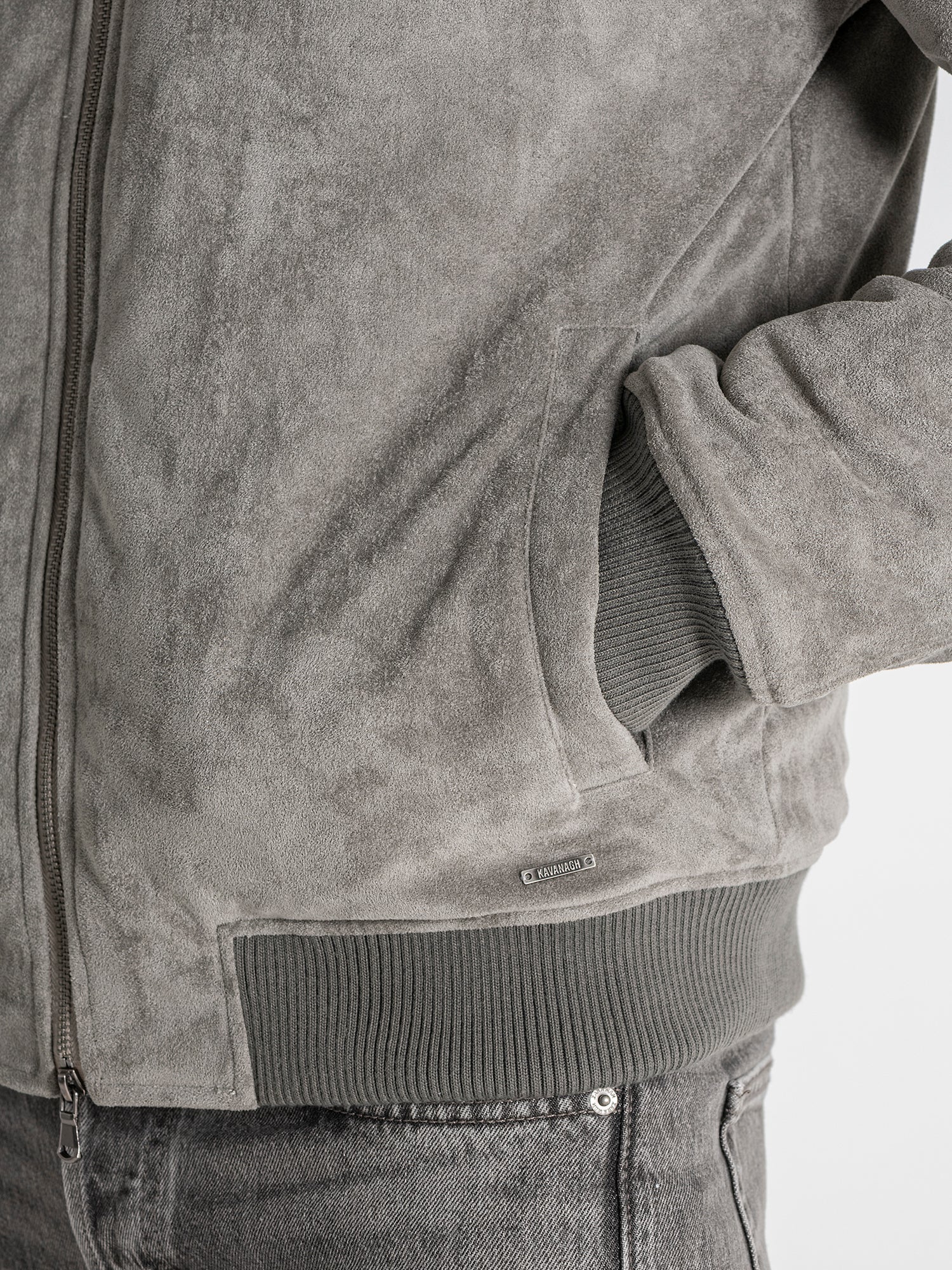 Grey Timeless Aviator Jacket