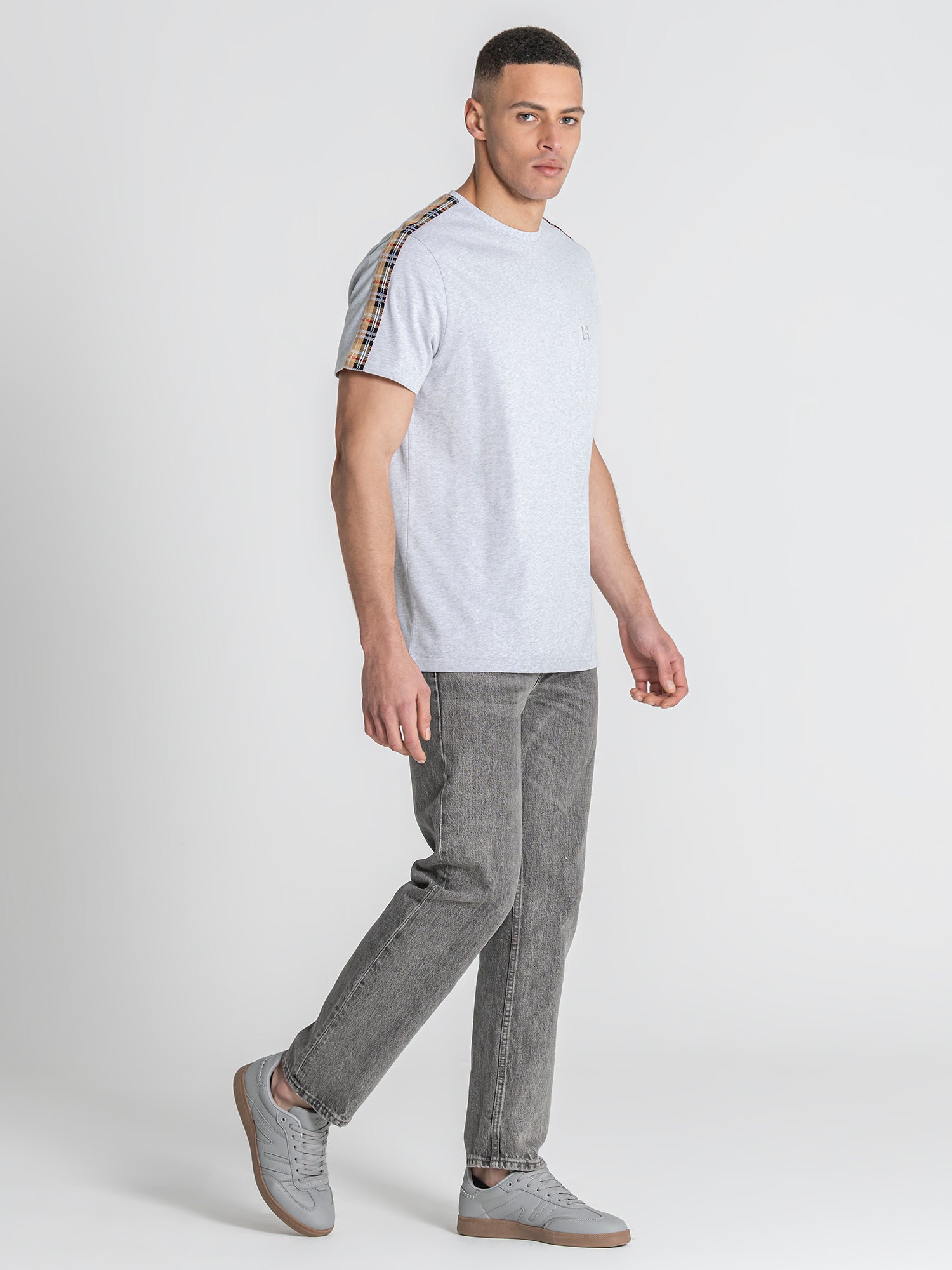 Grey Melange British Tee