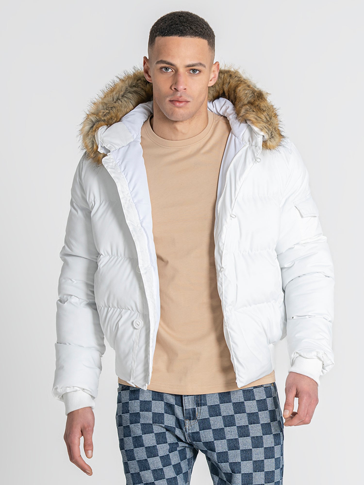 White Smart Puffer Jacket