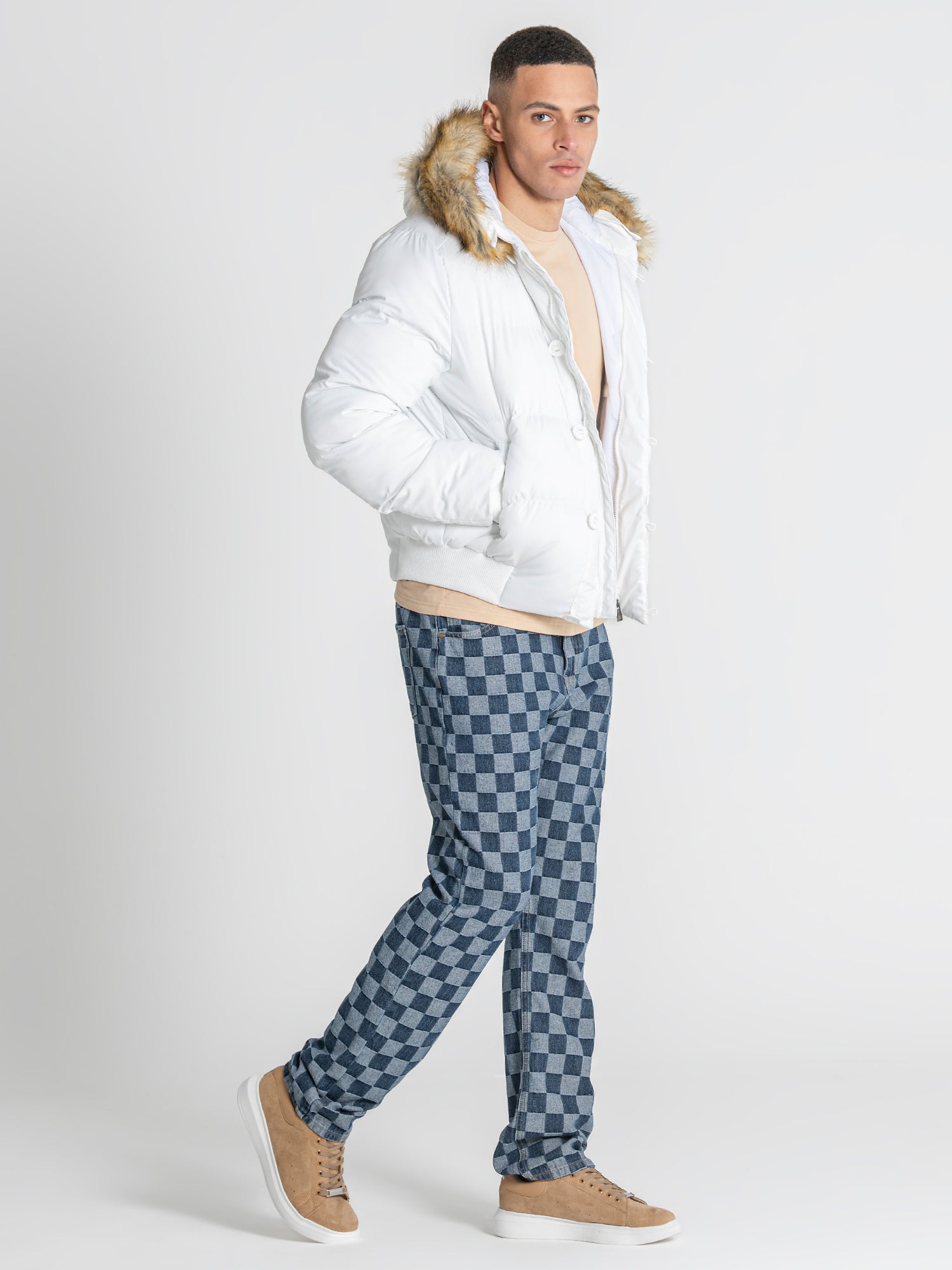 White Smart Puffer Jacket