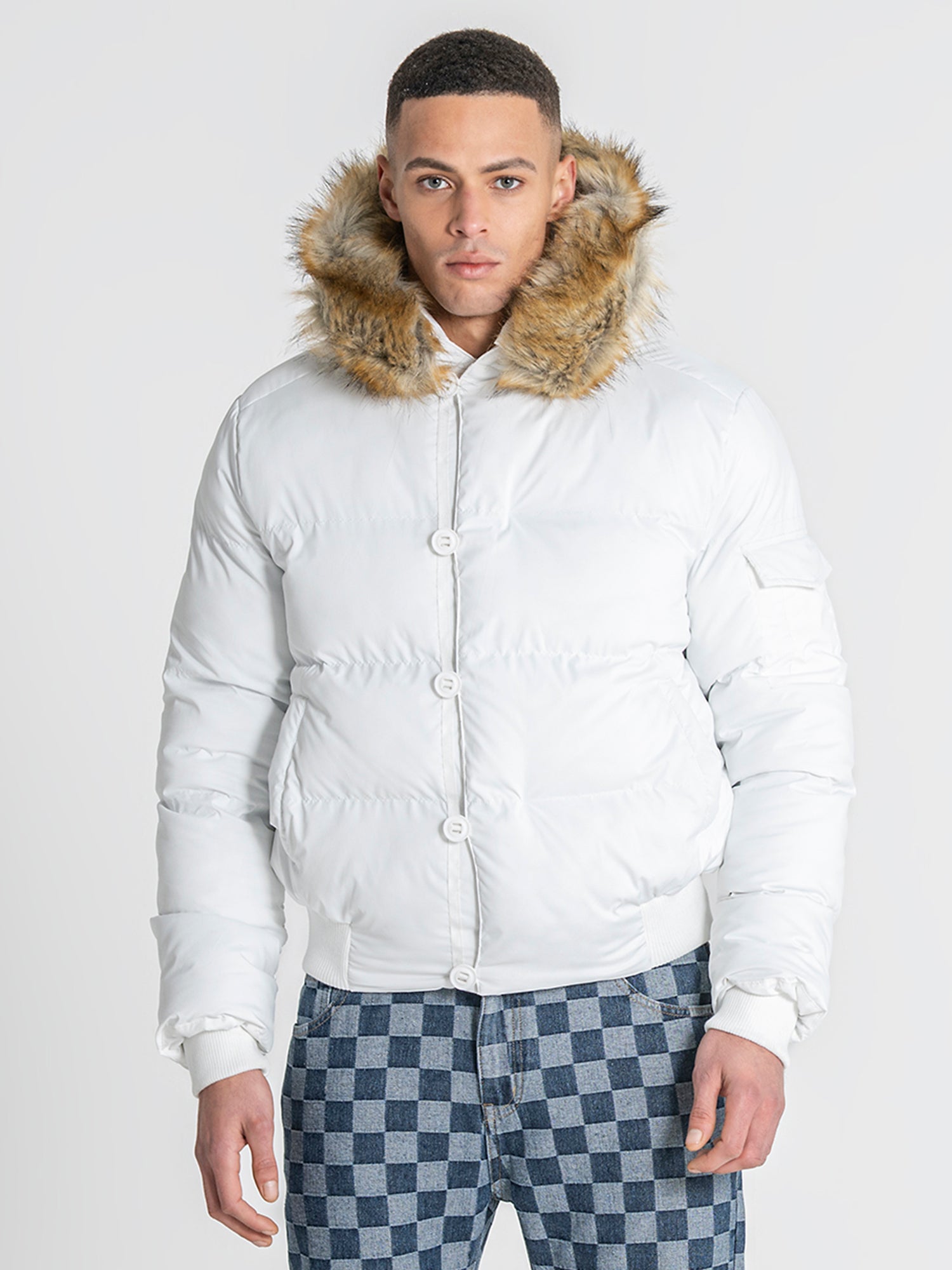White Smart Puffer Jacket