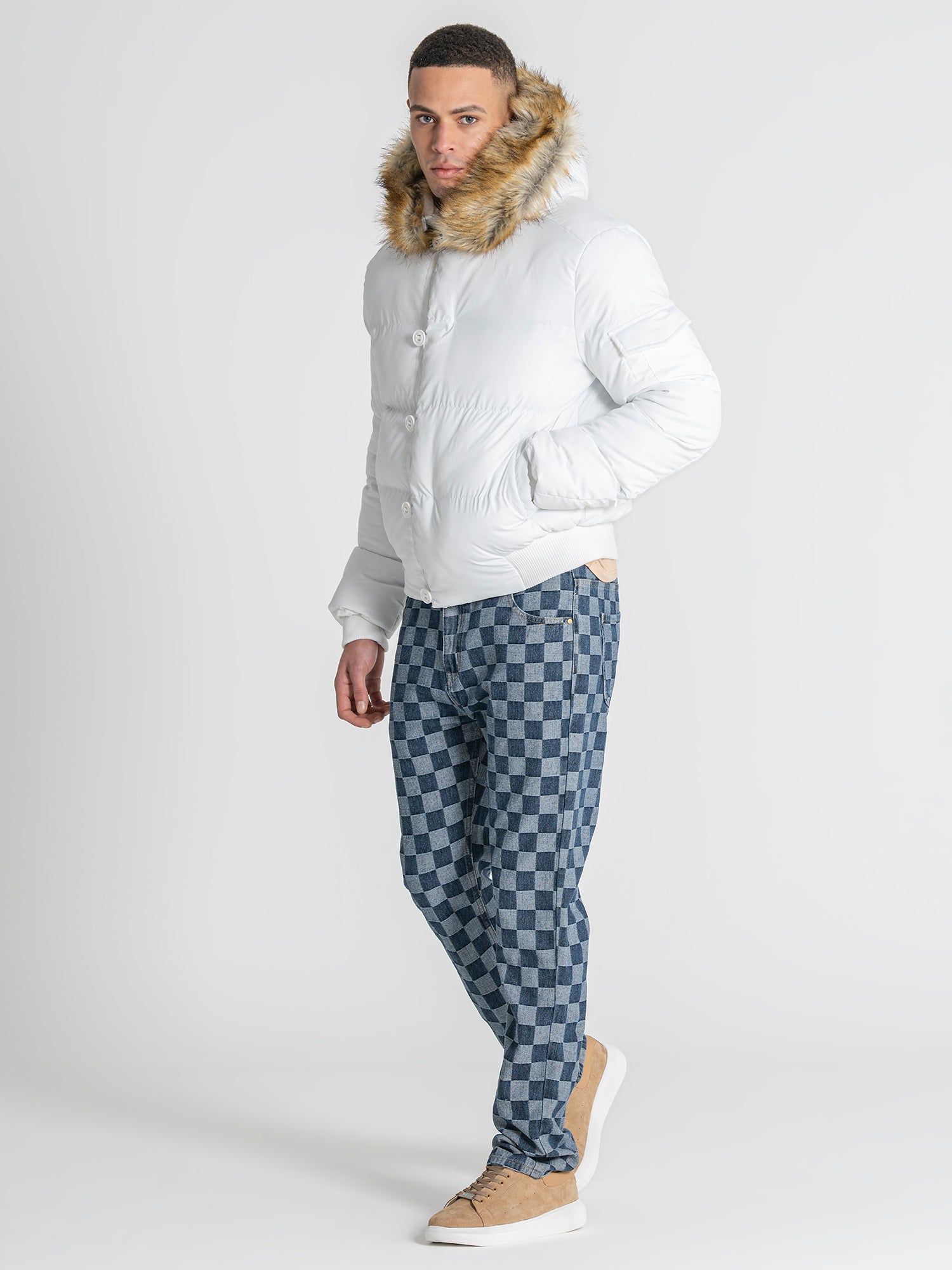 White Smart Puffer Jacket