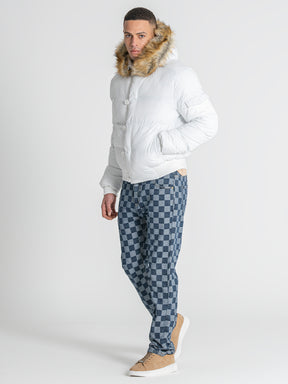 White Smart Puffer Jacket