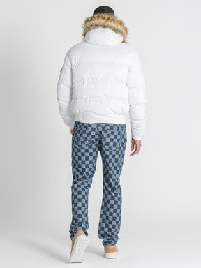 White Smart Puffer Jacket