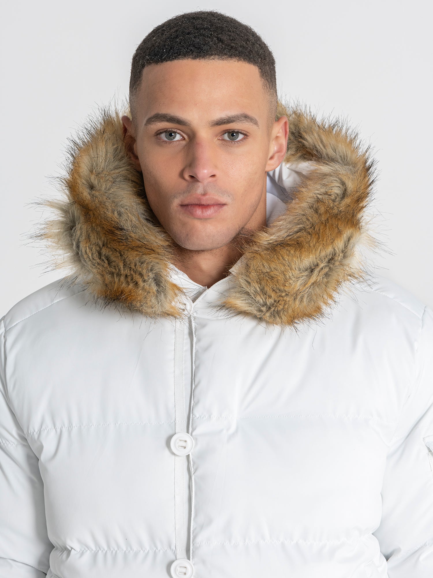 White Smart Puffer Jacket
