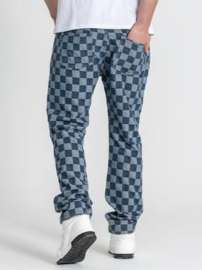 Medium Blue Squared Jeans