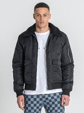 Black Gianni Bomber Jacket