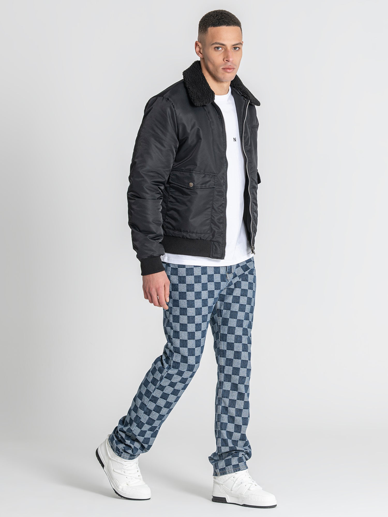 Black Gianni Bomber Jacket