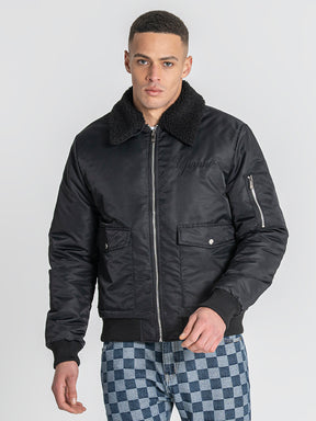 Black Gianni Bomber Jacket
