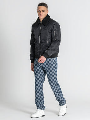 Black Gianni Bomber Jacket