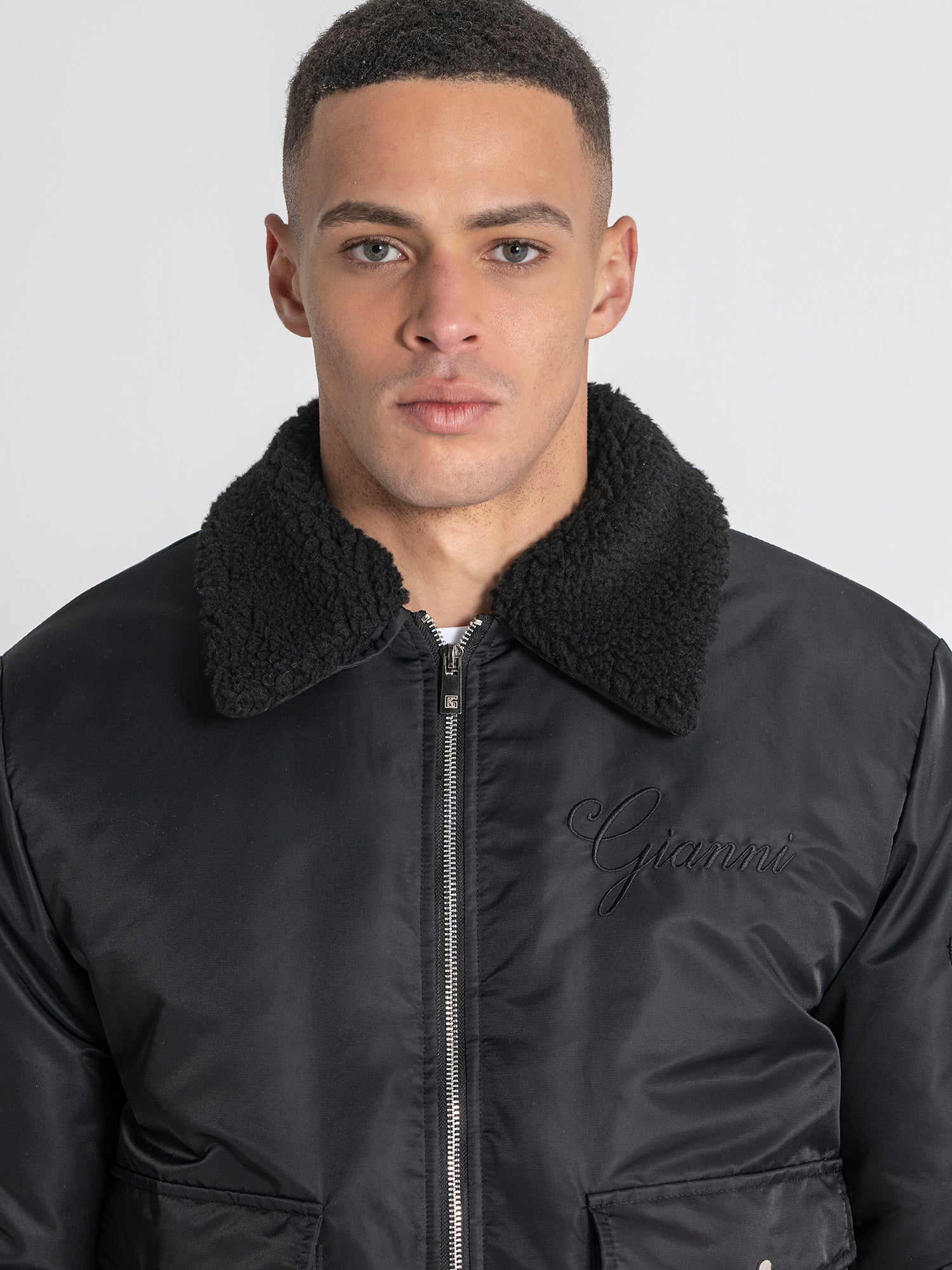 Black Gianni Bomber Jacket