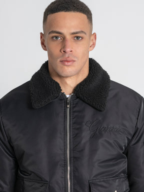 Black Gianni Bomber Jacket