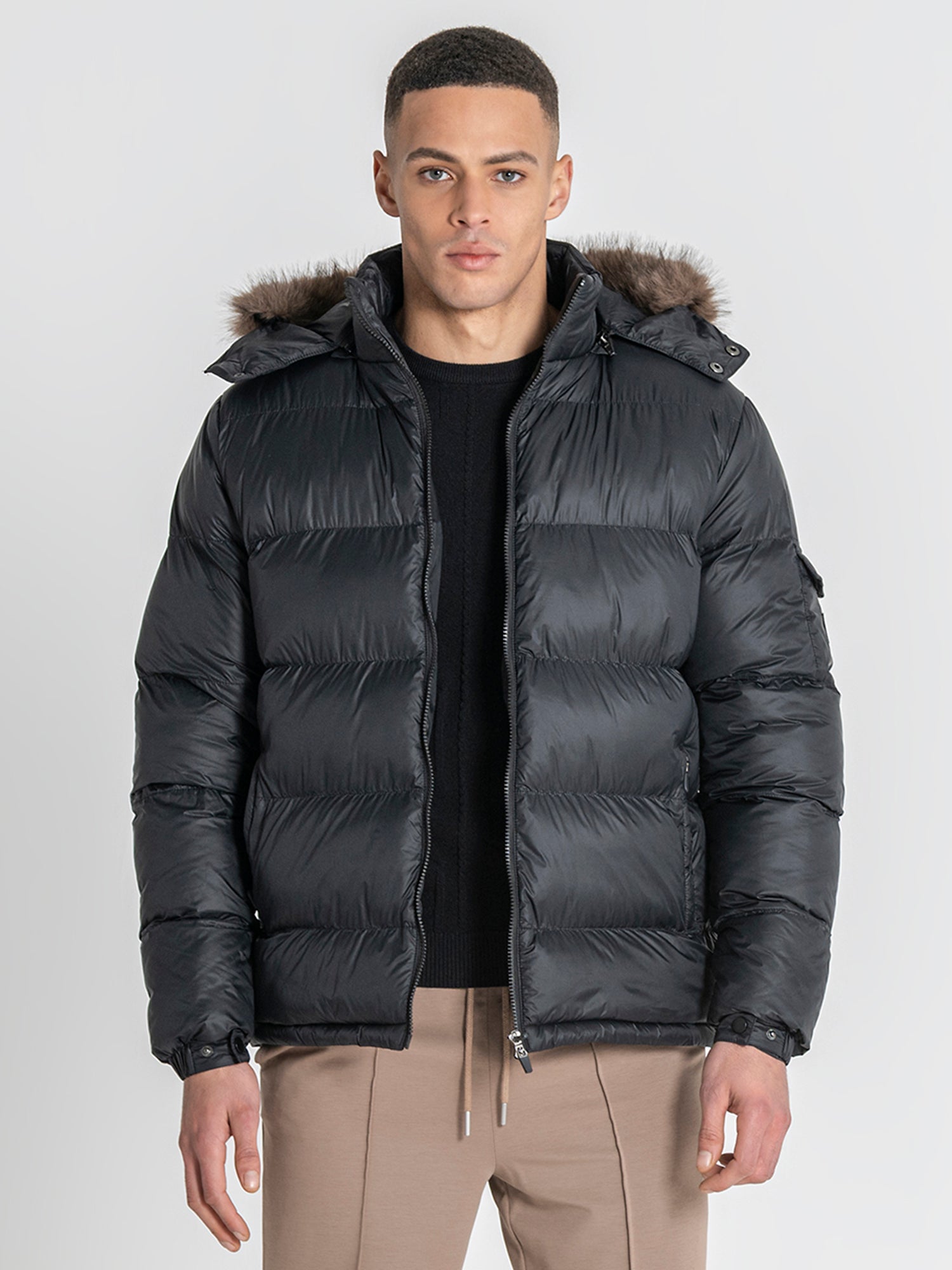 Black GK Puffer Jacket