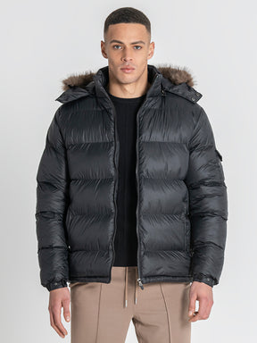 Black GK Puffer Jacket