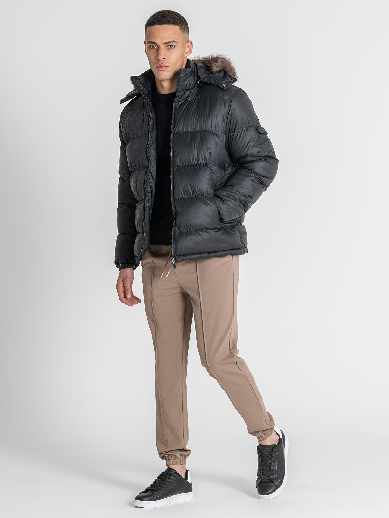 Black GK Puffer Jacket