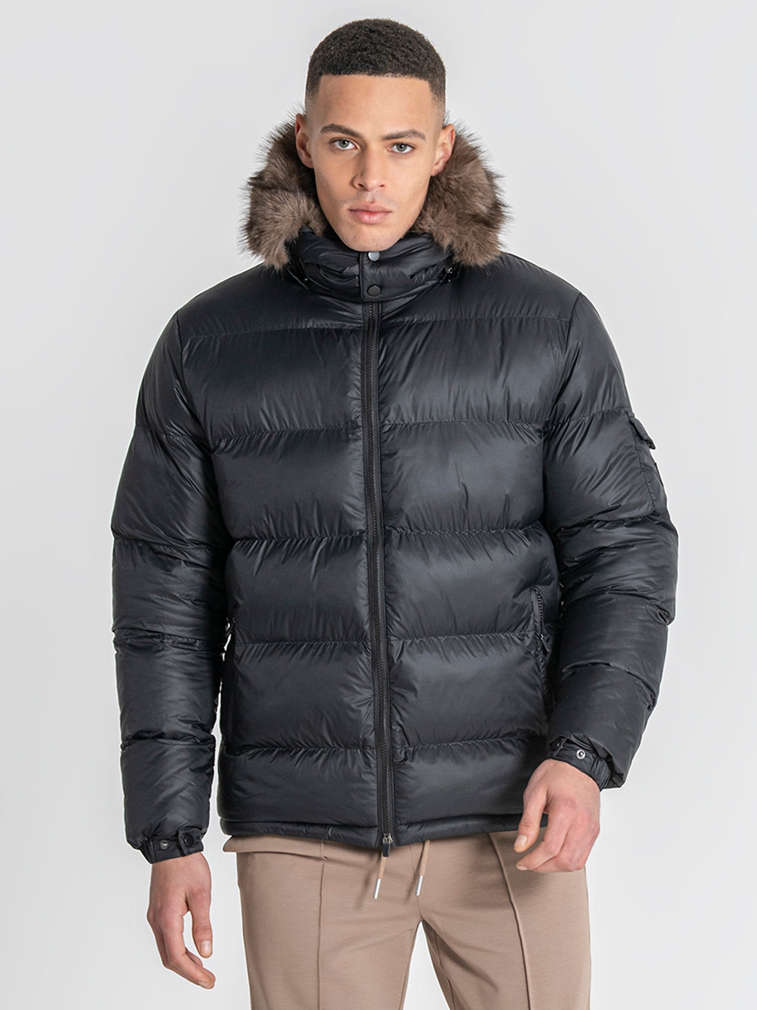 Black GK Puffer Jacket