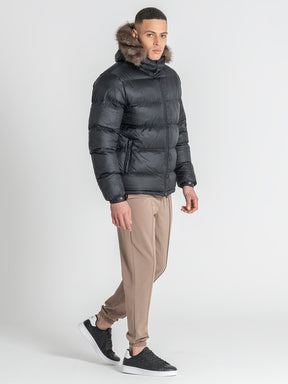 Black GK Puffer Jacket