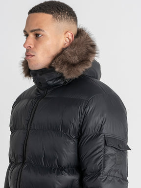 Black GK Puffer Jacket