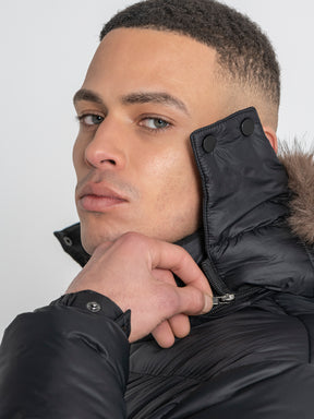 Black GK Puffer Jacket