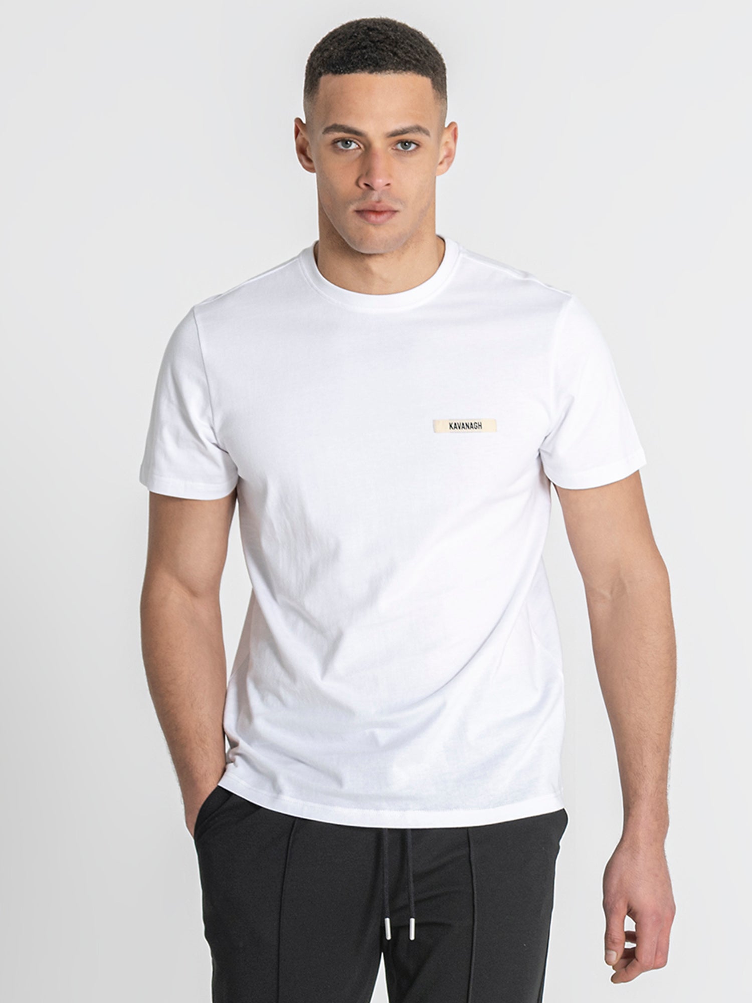 White GK Tape Tee