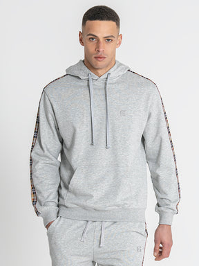 Grey Melange British Hoodie