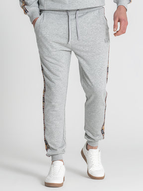Grey Melange British Joggers