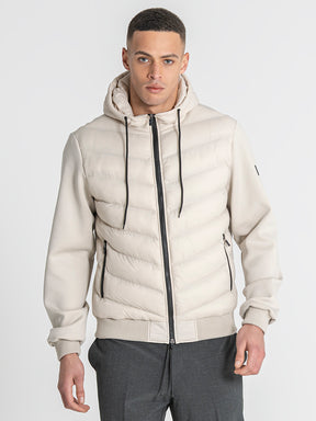 Beige Aero Hoodie Jacket