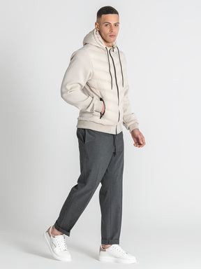 Beige Aero Hoodie Jacket