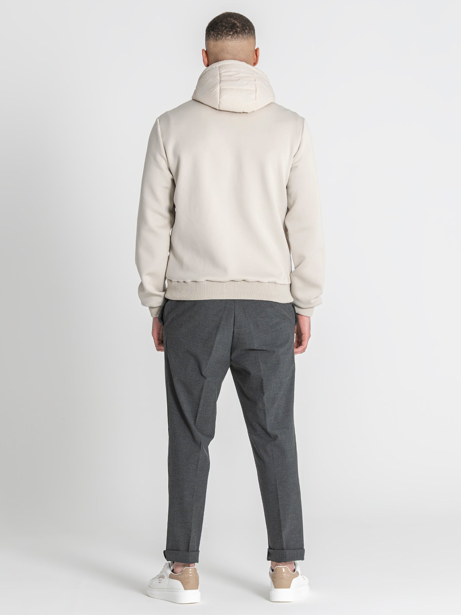 Beige Aero Hoodie Jacket