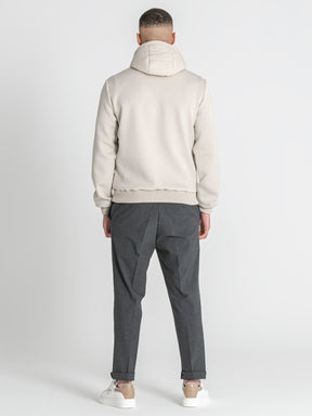 Beige Aero Hoodie Jacket