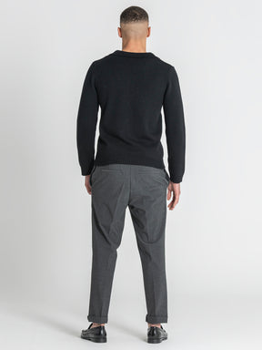 Black Soft Knit Polo