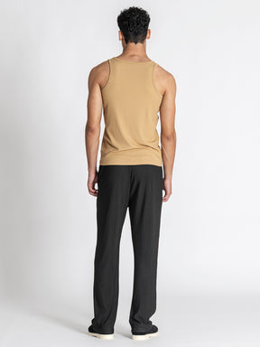 Camel Essence Ribbed Tanktop
