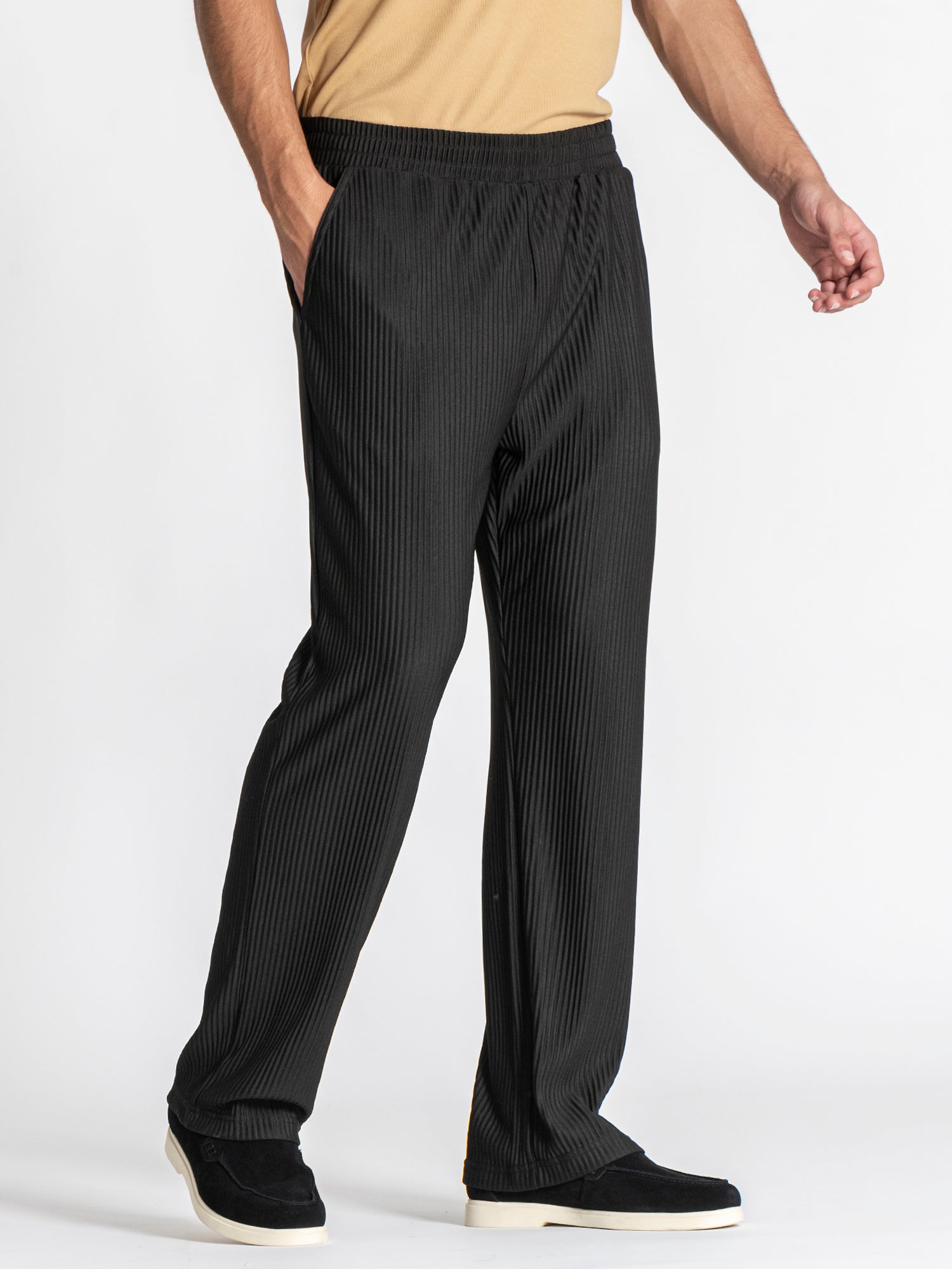 Black GG Cuban Pants