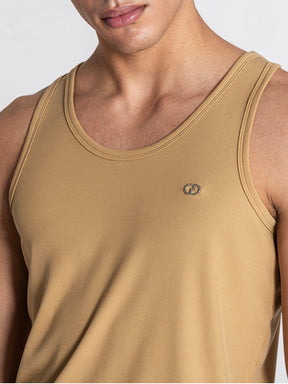 Camel Essence Ribbed Tanktop