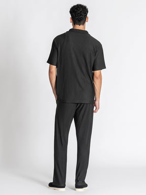 Black GG Cuban Shirt