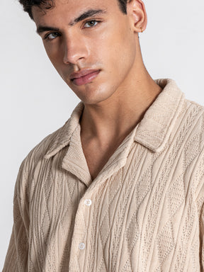 Beige Diamond Shirt